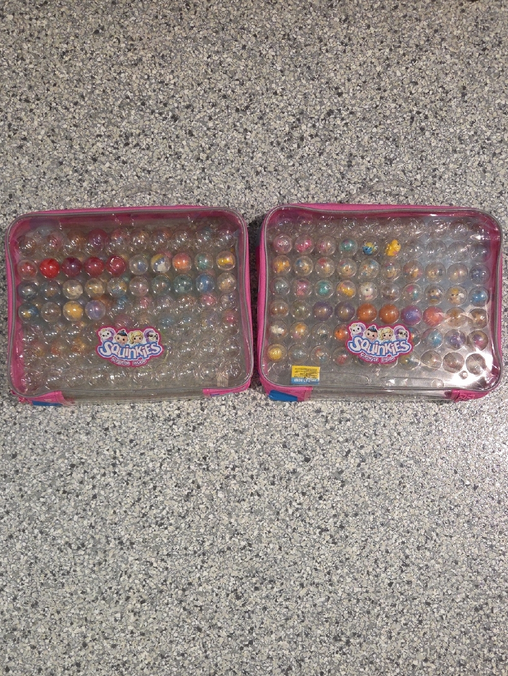 Huge Lot Of Original Squinkies With Cases